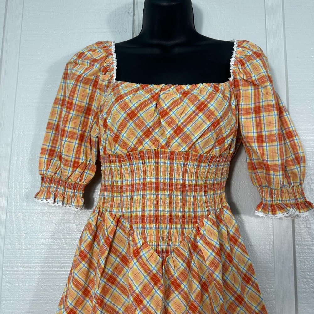 BETSEY JOHNSON Womens Orange  Dress Size M NWT - Picture 5 of 11